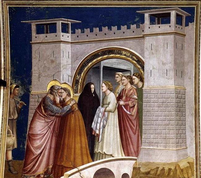 GIOTTO di Bondone Meeting at the Golden Gate